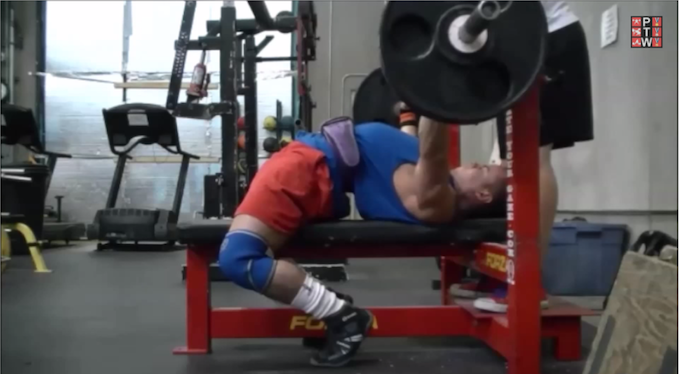 big bench press arch