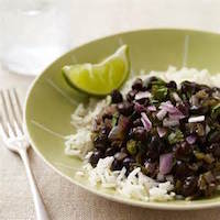 black beans rice