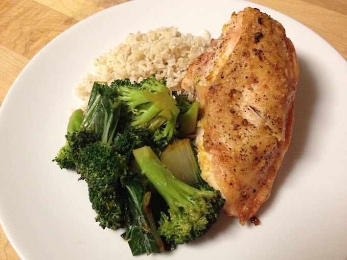 Getting Over Grilled Chicken & Broccoli