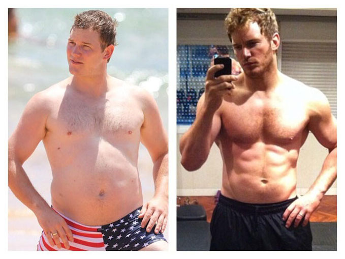 Chris Pratt: his incredible physical transformation