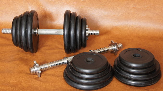 home gym dumbbells