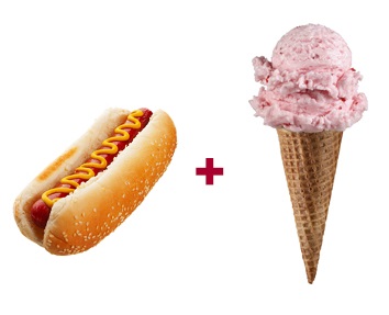 Do hot dogs and ice cream have magical weight loss properties? No.