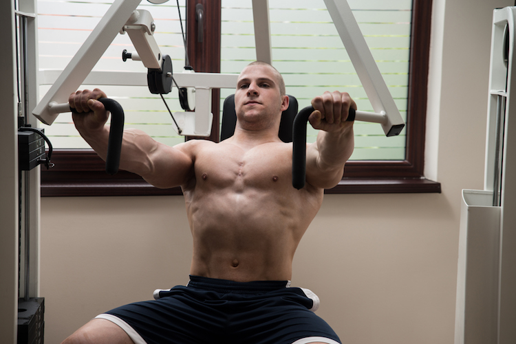 Chest Press At Gym