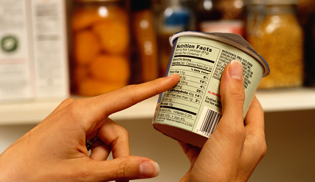 nutrition facts labels