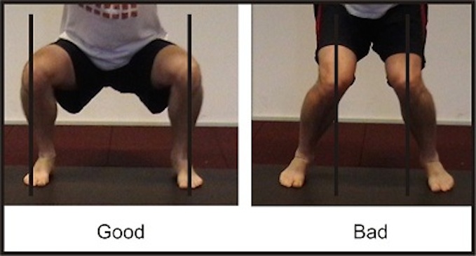 squat mistake knees collapse