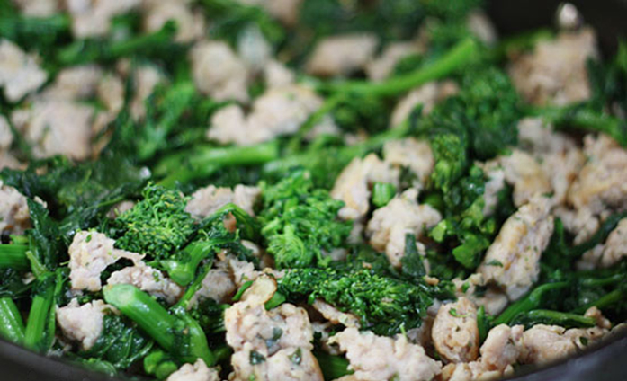 turkey and broccoli rabe